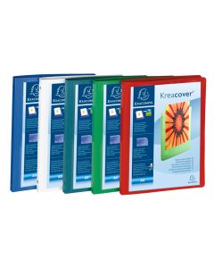 EXACOMPTA : Classeurs personnalisables 1 pochette - Assortiment 51989E