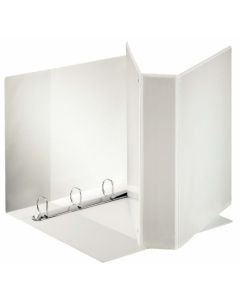 Classeur Personnalisable 3 Pochettes - Blanc - 4 anneaux de 60 mm : ESSELTE Visuel