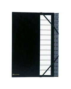 EXACOMPTA : Trieur numérique - 32 compartiments - Noir 56032E