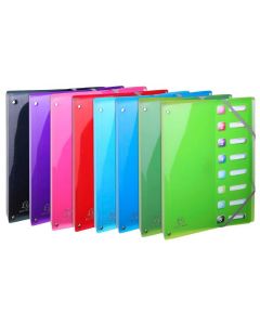 Trieur à dos extensible - 8 compartiments - Assortiment EXACOMPTA Iderama