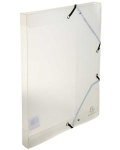 EXACOMPTA : Boîtes de classement PP Crystal - Dos 25 mm