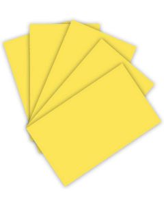 Carton de Bricolage 700 x 1000 mm - Jaune Citron - 300 g/m² FOLIA Lot de 10