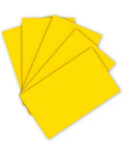Carton de Bricolage 700 x 1000 mm - Jaune Banane - 300 g/m² FOLIA Lot de 10