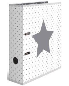 Classeur à levier - Dos de 70 mm - Motifs étoilés - Pointillés HERMA Stars
