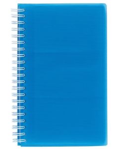 Reliure à spirales pour cartes de visite - 96 cartes - Assortiment EXACOMPTA Linicolor Bleu