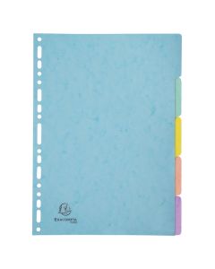 Jeu de 5 intercalaires en carte lustrée - Assortiment : EXACOMPTA Aquarel image