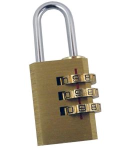 Cadenas en laiton Code 3 chiffres - 30 mm PAVO