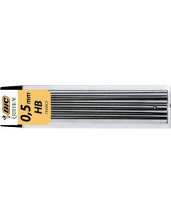 Lot de 12 Mines de rechange pour Porte-Mines 0,7 mm - HB : BIC Modèle
