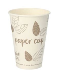 Gobelet en carton - 0,18 L : PAP STAR Pure ZERO  Lot de 80