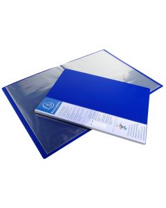 88402E Protège-documents de 80 vues - Bleu EXACOMPTA Ouvert