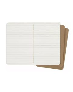 Carnet de Notes Ligné 21 x 13 cm - Marron MOLESKINE Lot de 3