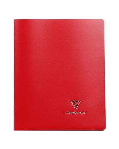 CLAIREFONTAINE 981414C : Cahier Koverbook - POLYPRO - 96 pages à grands carreaux - 240 x 320 mm - rouge