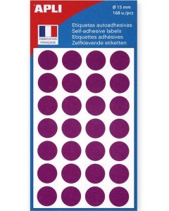 AGIPA Apli Pastilles adhésives 15 mm - Violet 111846
