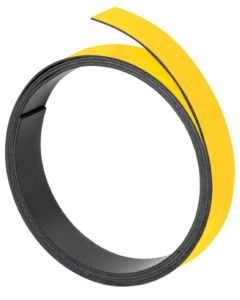 Bande magnétique - 5 mm x 1 m - Jaune : FRANKEN Visuel