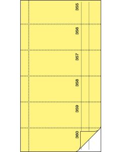 BON NUMEROTE Carnet autocopiant de Bon Jaune (SIGEL BO096)