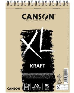 Bloc pour Croquis et Etudes A4 - XL Kraft CANSON