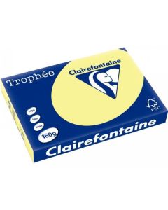 Ramette de papier de 250 feuilles A3 160g - Jonquille : CLAIREFONTAINE Trophée Image