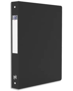 Classeur souple - 4 anneaux de 40 mm - Noir : OXFORD Memphis Image