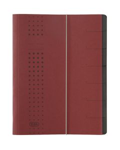 ELBA 400002021 : Trieur à élastique 7 compartiments - Bordeaux