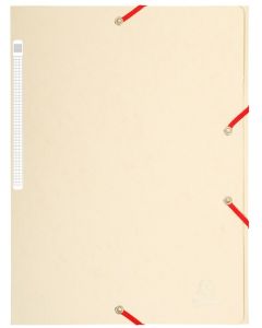 EXACOMPTA : Chemises à élastiques - Ivoire 17104H