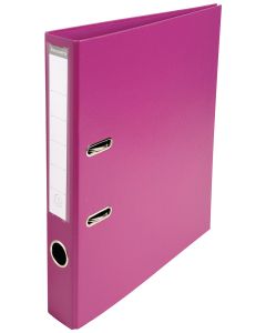 Classeur à levier en PVC - Dos de 50 mm - Fuchsia EXACOMPTA Image
