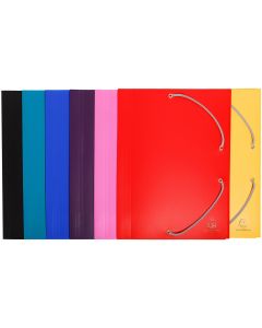 Lot de 60 chemises en PP à élastiques Assortiment EXACOMPTA  55900E