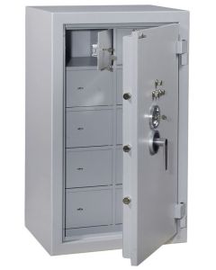 HARTMANN : Armoire forte Protect à 20 compartiments - Serrure électronique - 510 L ouvert