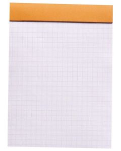 Photo Bloc-notes quadrillé - Couverture Orange - 105 x 148 mm A6 RHODIA N°13 Fermé
