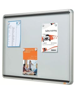 Photo Vitrine pour l'extérieur - Surface magnétique - 12 feuilles A4 : NOBO 1902581