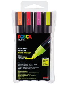 Marqueurs Posca PC 5M - Pointe 1,8 à 2,5 mm ASS10 Fluo