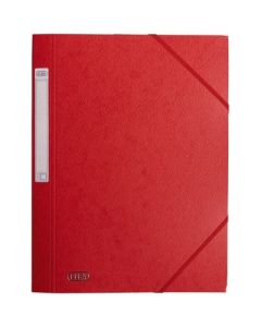 Photo Chemise à élastiques A4 - Rouge : ELBA Carte Forte