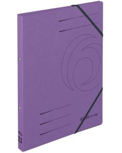 Classeur à anneaux avec élastiques Easyorga - Violet HERLITZ Image