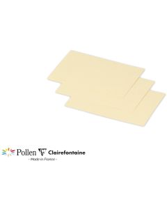 Photo POLLEN : Carte de papier Chamois - Format 70 x 95 mm 11276C