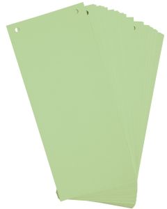 Photo Intercalaires bristol - 240 x 105 mm - Vert EXACOMPTA Image