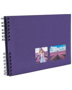 Photo Album photos à spirales - 320 x 220 mm - Violet EXACOMPTA Milano