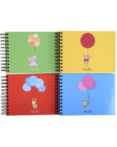 Photo Album photos à spirales - 230 x 160 mm - 50 photos - Assortiment EXACOMPTA Hello Image