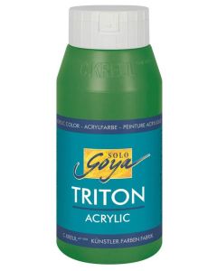 Photo Peinture acrylique Triton Acryl Basic - 750 ml - Vert feuillage C. KREUL  flacon