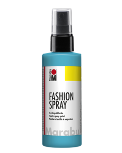 Photo MARABU : Peinture à vaporiser pour textile clair - Bleu Caraibes 17190050091