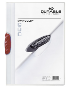 Photo Chemise de présentation A4 à clip - Rouge (DURABLE 2260-03)