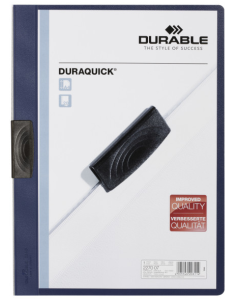 Photo Chemise de présentation A4 à clip - Bleu foncé (DURABLE 2270-07)