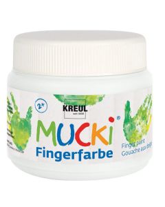 Photo Peinture aux doigts MUCKI - 150 ml - Blanc C. KREUL 23101