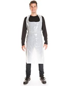 Photo Tablier étanche à bavette - 33 microns - Blanc - 750 x 1250 mm HYGONORM Image