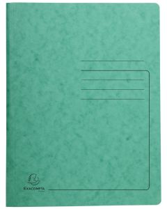 Photo Chemise imprimée à lamelles - Pour document A4 - Vert EXACOMPTA Image