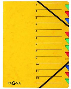 Photo 24131-05  Pagna : Trieur à élastiques 12 compartiments - Jaune