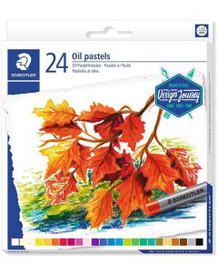 Lot de 24 craies pastelles à l'huile Design Journey STAEDTLER Dessin