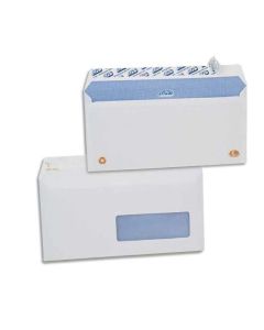 Photo Enveloppes avec fenêtre de 35 x 100 mm - 110 x 220 mm - 90 g : GPV 2713 Office Lot de 500