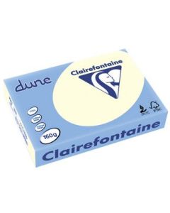 Ramette de papier de 250 feuilles A4 - 160 g - Blanc naturel CLAIREFONTAINE Dune