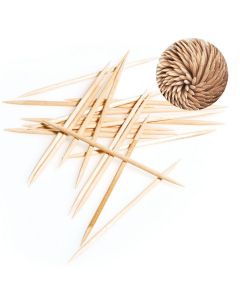 Photo Cure-dent en bois - 80 mm NATURE STAR