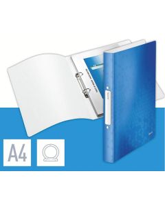 Photo Classeur souple à 2 anneaux - Dos de 32 mm - Bleu LEITZ WOW