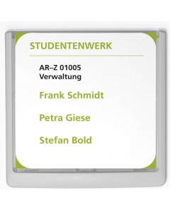 Photo Plaque de porte grise Click Sign - 149 x 148,5 mm DURABLE 4862-02